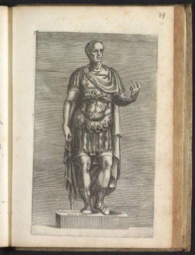 Sculpture of Emperor Julius Caesar