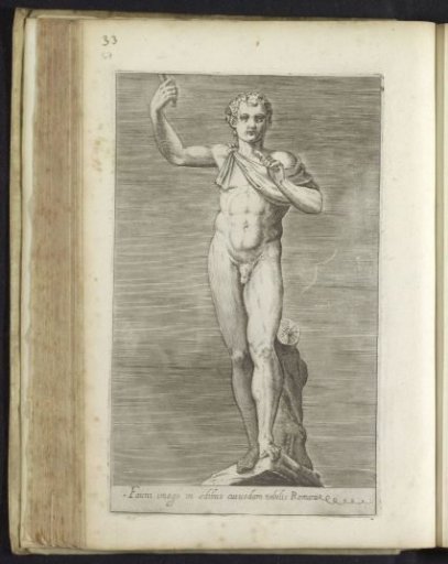 Sculpture of a faun