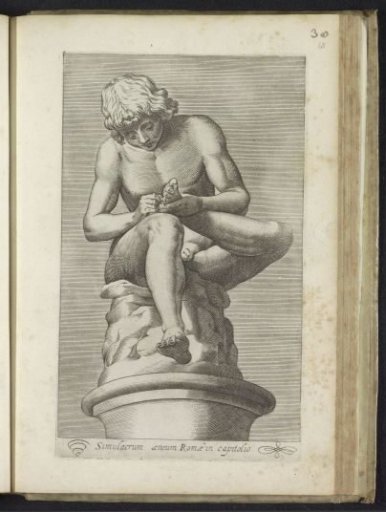 Sculpture of a Boy with a Thorn in His Foot