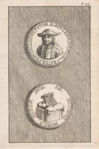 Medal with portrait of Albert of Bavaria, Count of Holland, Hainaut and Zeeland