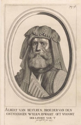 Portrait of Albert of Bavaria, Count of Holland, Hainaut, and Zeeland