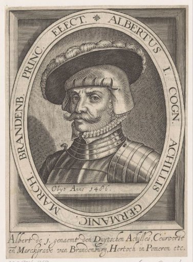 Portrait of Albrecht III Achilles, Elector of Brandenburg