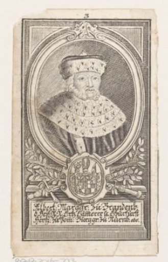 Portrait of Albrecht III Achilles, Elector of Brandenburg