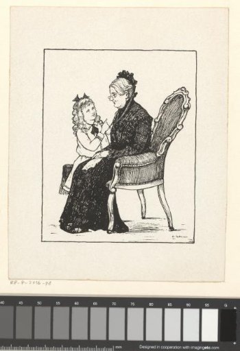 Girl with an old woman