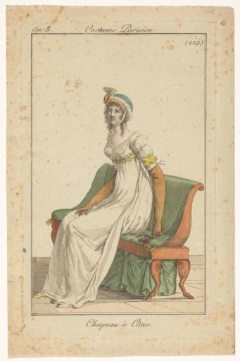 Young Woman with a Ribbed Headgear