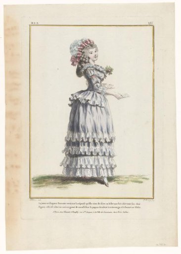 Gallerie des Modes et Costumes Français, 1785, aaa. 285: The beautiful and elegant Suzann (...)