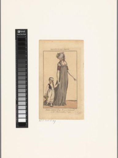 Magazine of Female Fashions of London and Paris, PARIS DRESS. Cap-Bonnet (...)