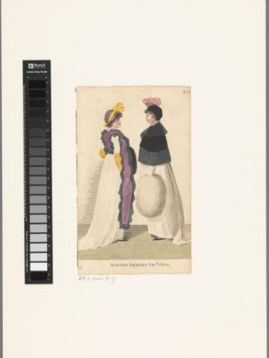 Magazine of Female Fashions of London and Paris, No. 3?: Morning Dresses, Dec. 1800