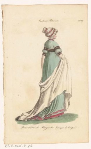 Magazine of Female Fashions of London and Paris. No. 19: Costume Parisien