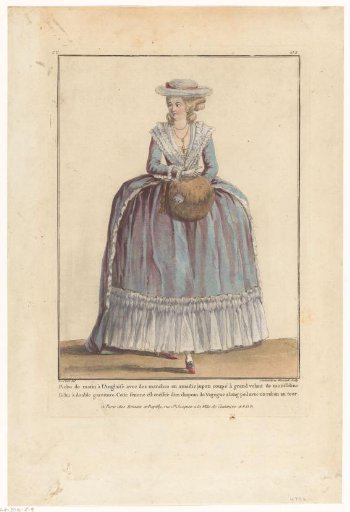 Gallery of French Fashions and Costumes, 1782, rr. 238: Morning robe in the English style (...)