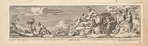 Allegory of the route between Rome and Florence