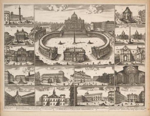 Roman buildings commissioned by Alexander VII