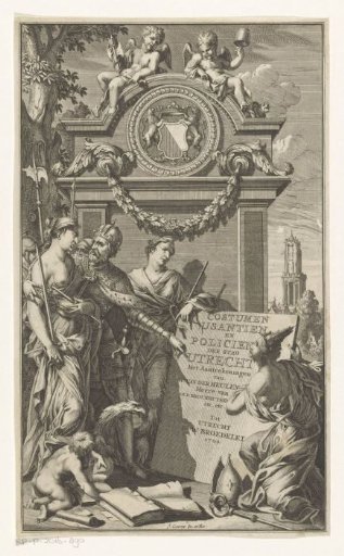 Justice teaches the laws of Utrecht