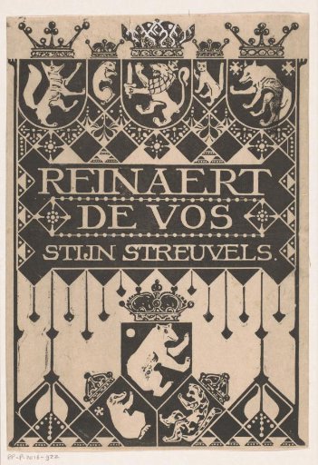 Cover design for: Stijn Streuvels, Reynard the Fox, 1910