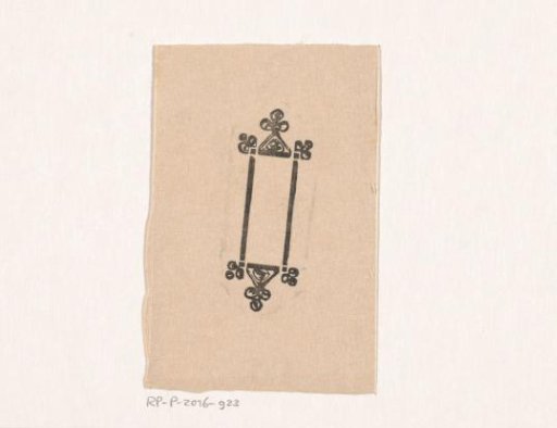 Vignette with decorated rectangle