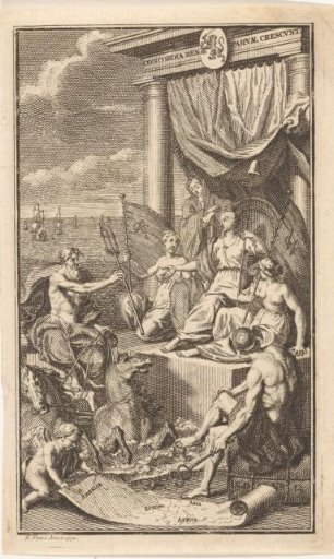 Allegory on the power of the Republic of the Seven United Netherlands as a naval power