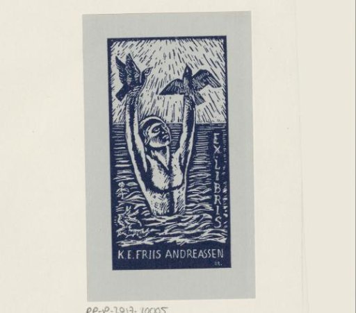 Ex libris of Kaj Friis Andreassen