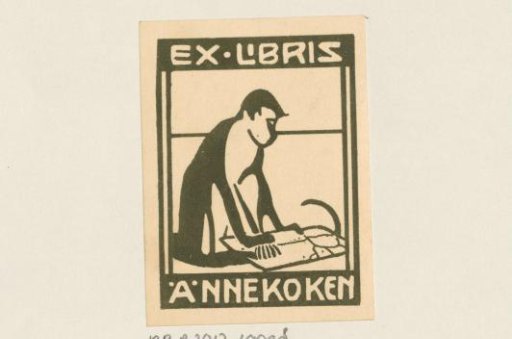 Ex libris of Änne Koken