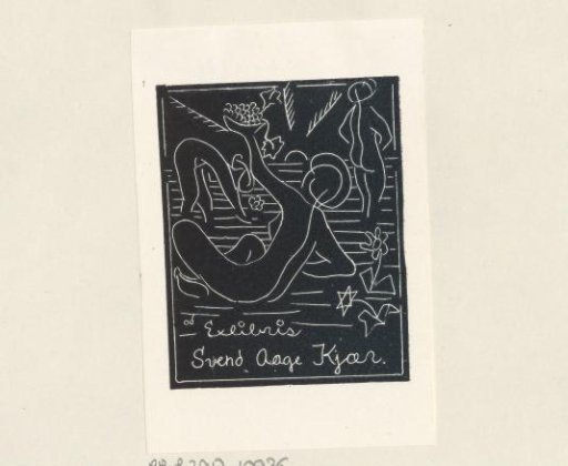 Ex libris of Svend Aage Kjær
