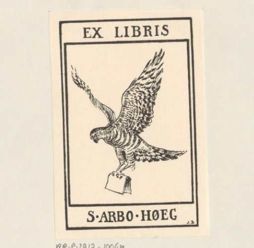 Ex libris of S. Arbo Høeg