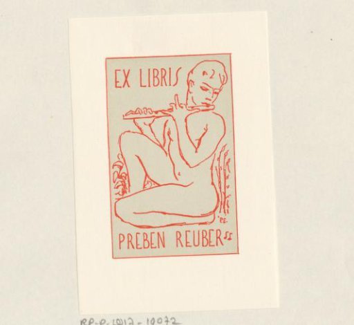 Ex libris of Preben Reuber