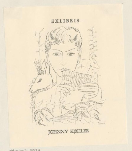 Ex libris of Johnny Køhler