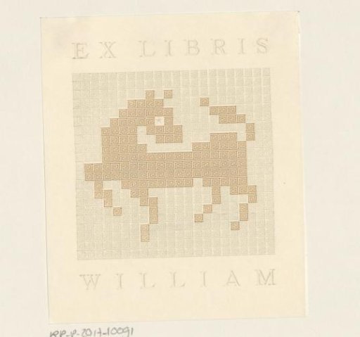 Ex libris of William