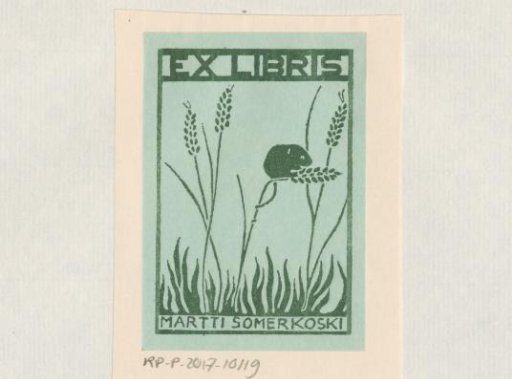 Ex libris of Martti Somerkoski