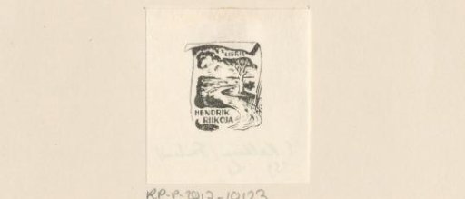 Ex libris of Hendrik Riikoja