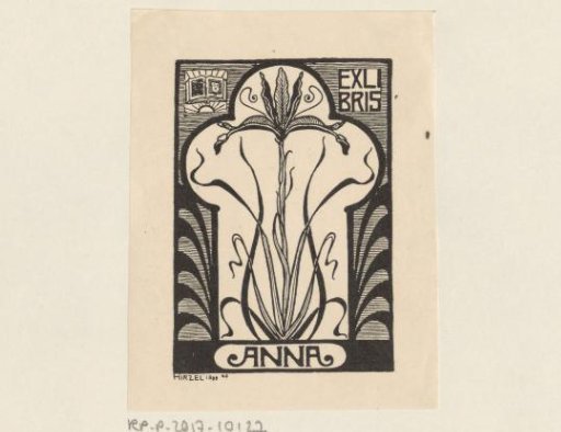 Ex libris of Anna