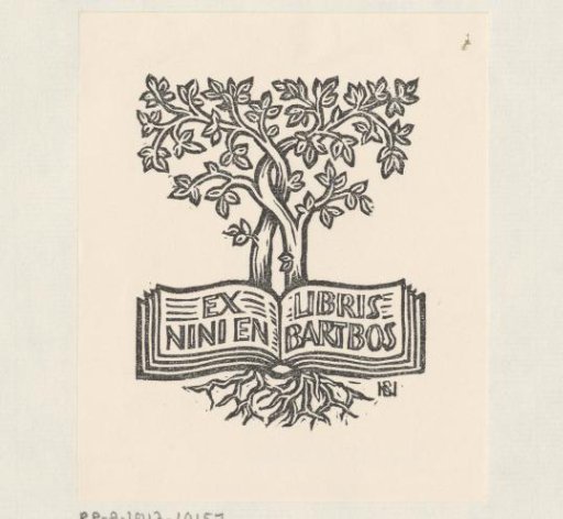 Ex libris of Nini and Bart Bos