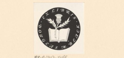 Ex libris of Douglas M. Black