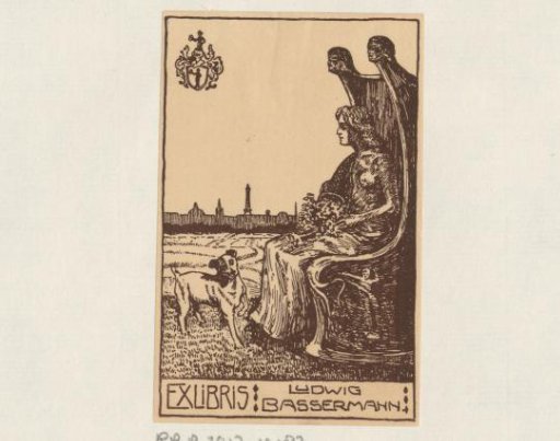 Ex libris of Ludwig Bassermann
