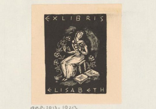 Ex libris of Elisabeth Tropp