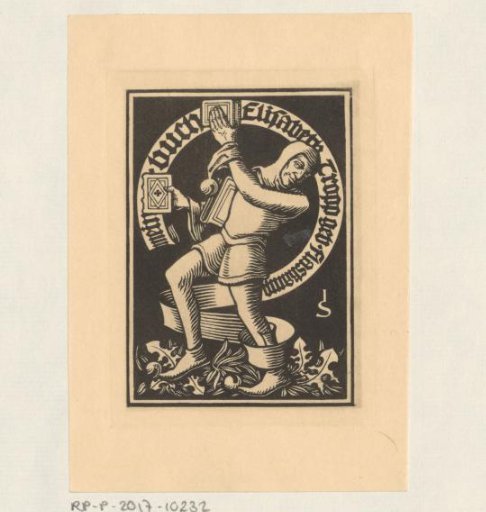 Ex libris of Elisabeth Tropp-Flaskamp