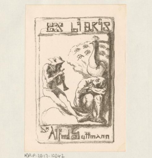 Ex libris of Alfred Guttmann