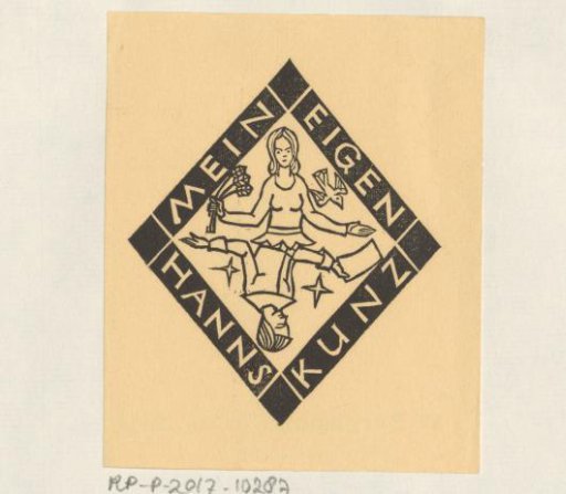 Ex libris of Hanns Kunz