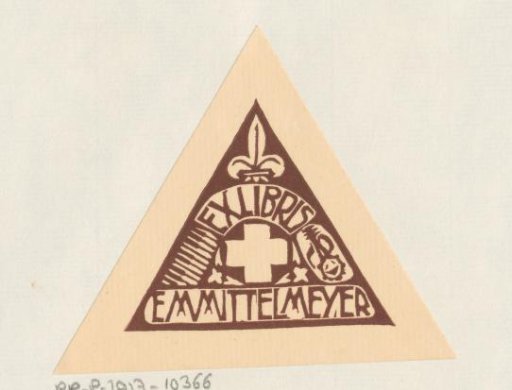 Ex libris of E.M. Mittelmeyer
