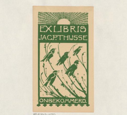 Ex libris of Jac. P. Thijsse