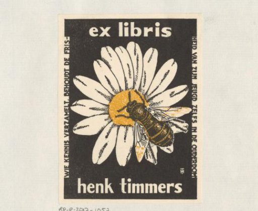 Ex libris of Henk Timmers