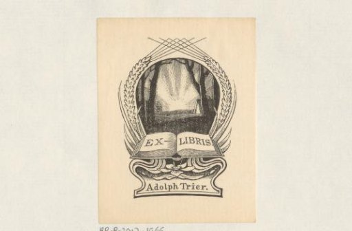 Ex libris of Adolph Trier