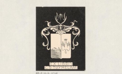 Ex libris of C.Tj. Tuymelaar