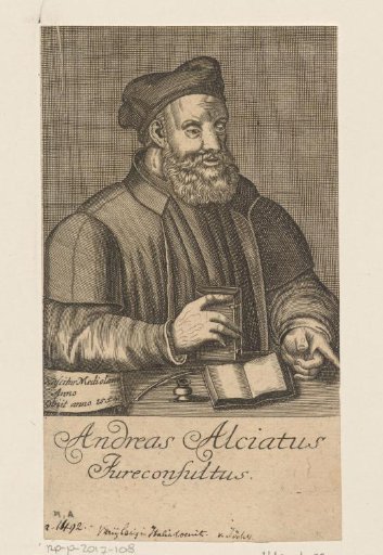 Portrait of Giovanni Andrea Alciato