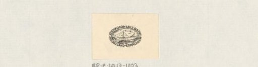 Ownership mark of the Veenkoloniale bank Hoogezand-Sappemeer