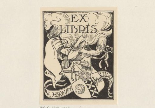 Ex libris of A. Herman Veldman