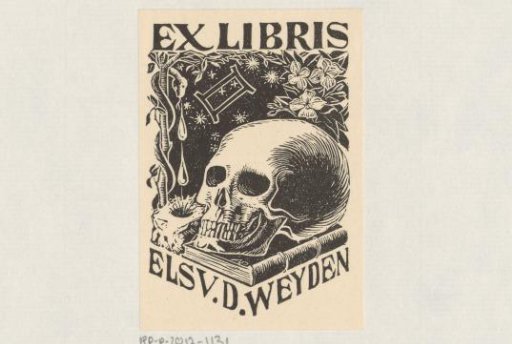 Ex libris of Els v.d. Weyden