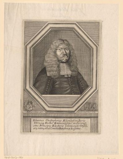 Portrait of Johann Christoph Aldenhoven