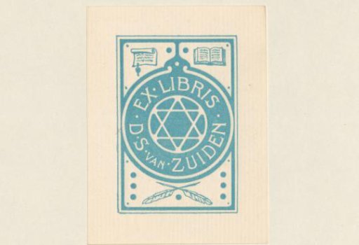 Ex libris of D.S. van Zuiden