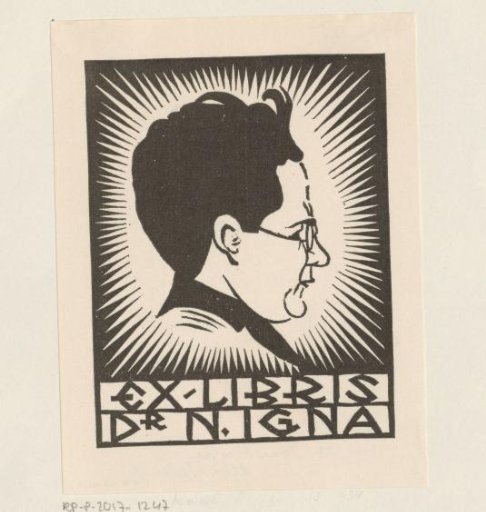 Ex libris of N. Igna
