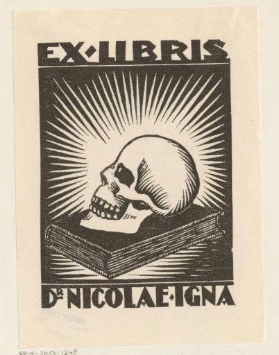 Ex libris of Nicolae Igna